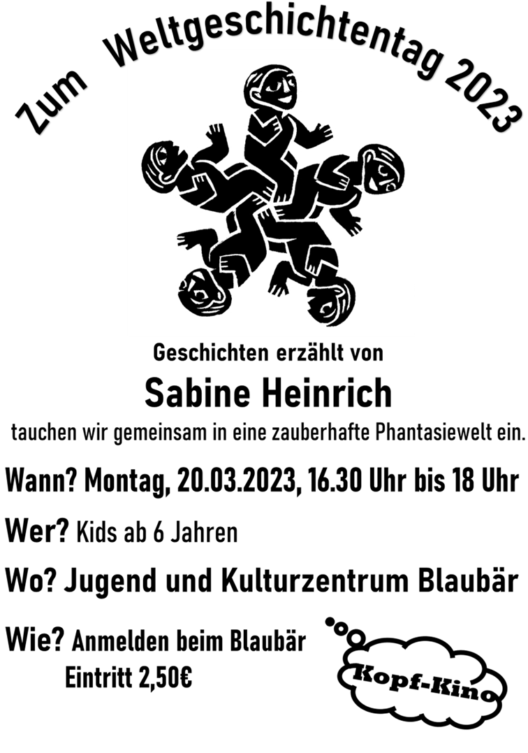 "Weltgeschichtentag 2023" Blaubär